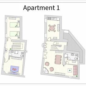 A selection of 2-3 bedroom apartments with shared pool near Florence, Sleeps 4-6